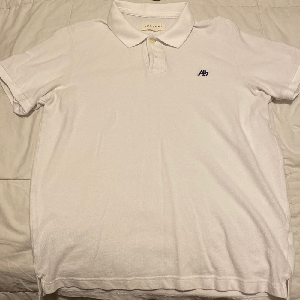 White Aeropostale polo